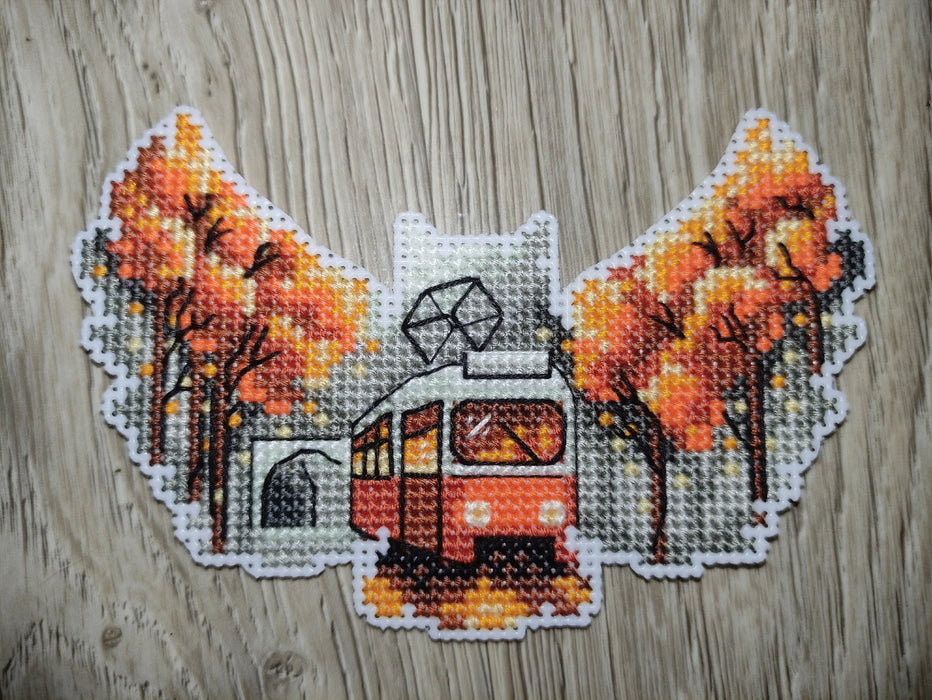 Autumn Tram - PDF Cross Stitch Pattern