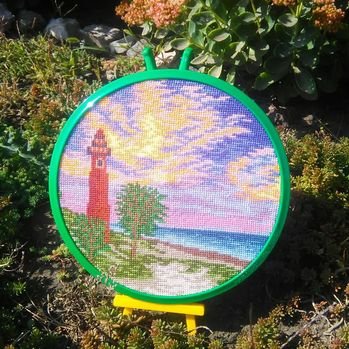 Round Landscapes. Landscape 9 - PDF Cross Stitch Pattern