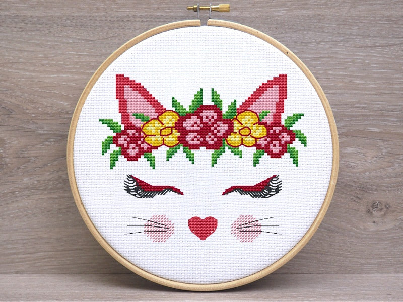 The cat - PDF Cross Stitch Pattern