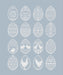 Easter Eggs - PDF Cross Stitch Pattern - Wizardi