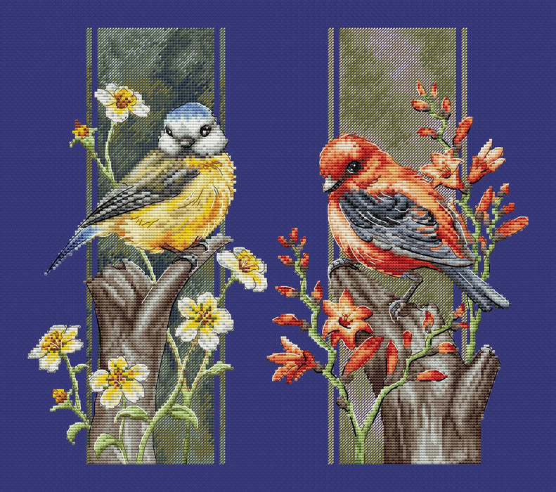 Featherful Summer - PDF Cross Stitch Pattern