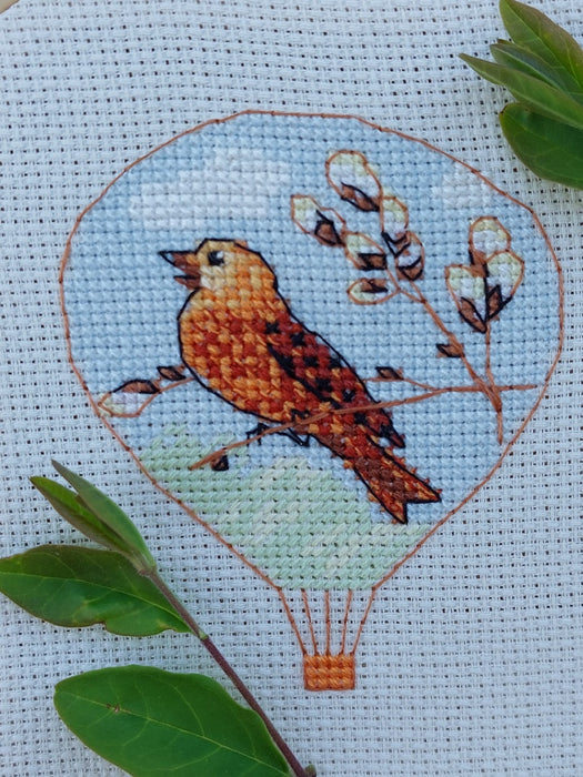 Balloons. Spring song - PDF Cross Stitch Pattern