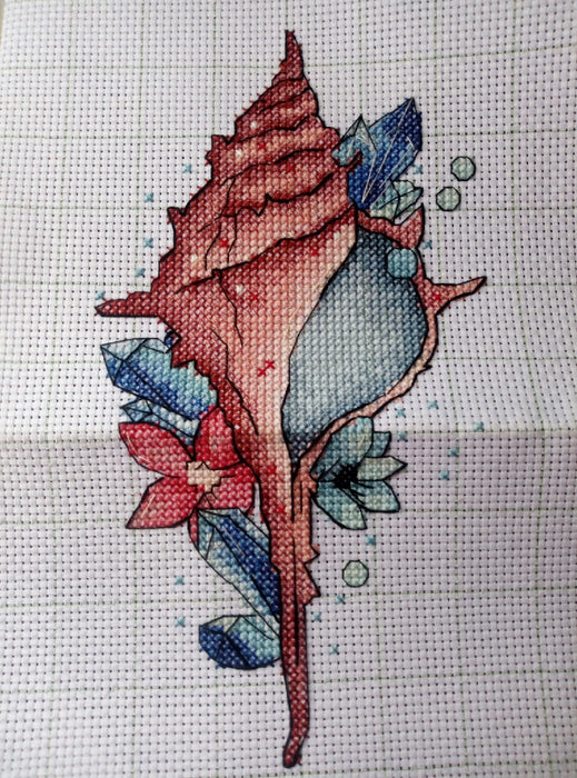 Seashell - PDF Cross Stitch Pattern