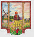 The door to Spring - PDF Cross Stitch Pattern - Wizardi