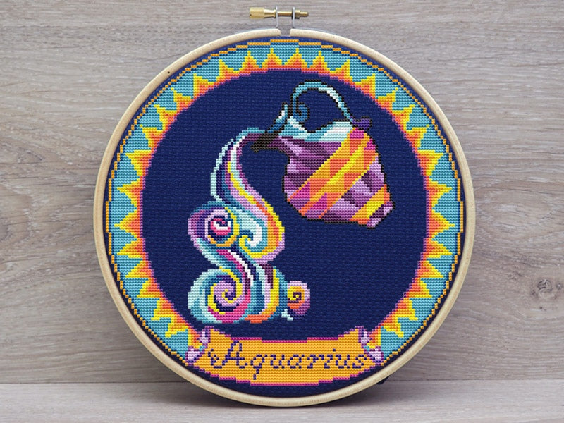 Aquarius 2 - PDF Cross Stitch Pattern