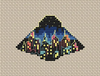 Lights of the Night Cities - PDF Cross Stitch Pattern