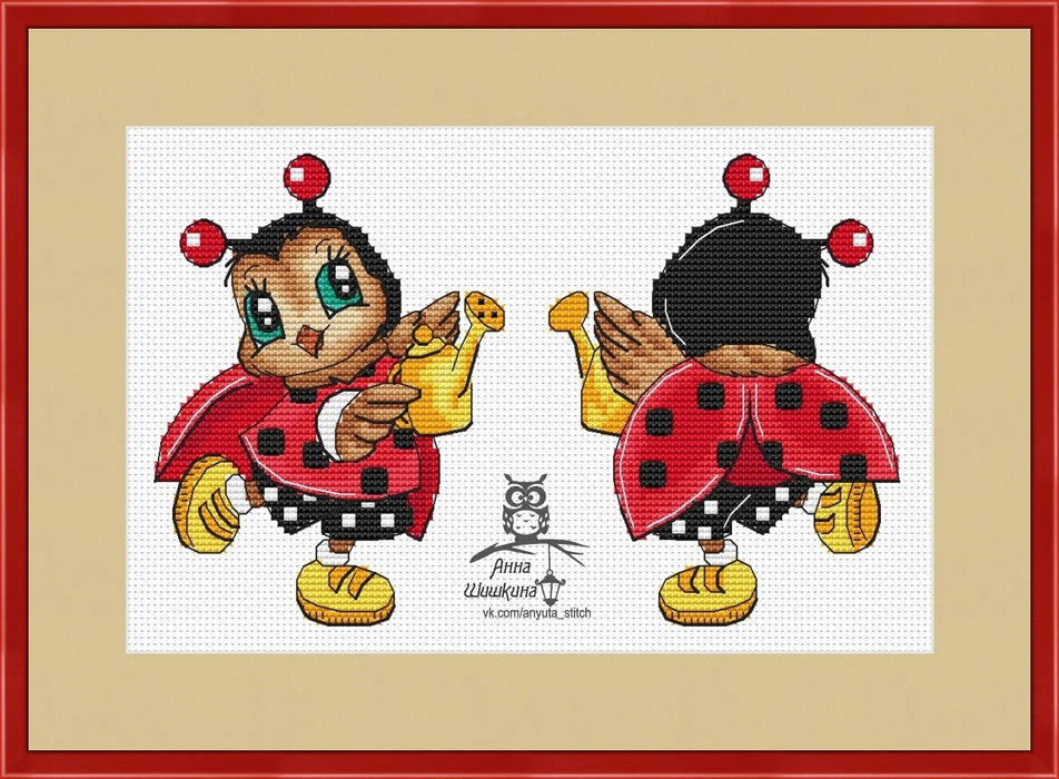 I am a ladybug! - PDF Cross Stitch Pattern