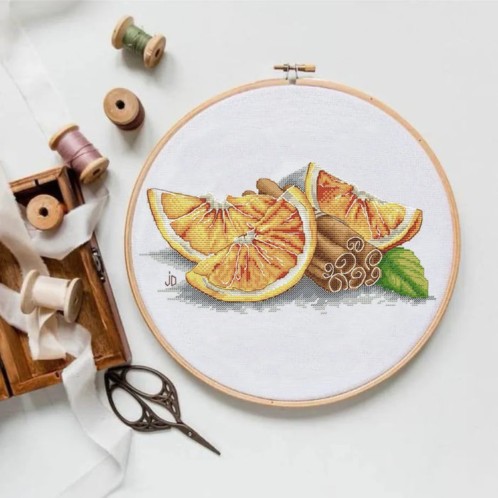 Oranges - PDF Cross Stitch Pattern