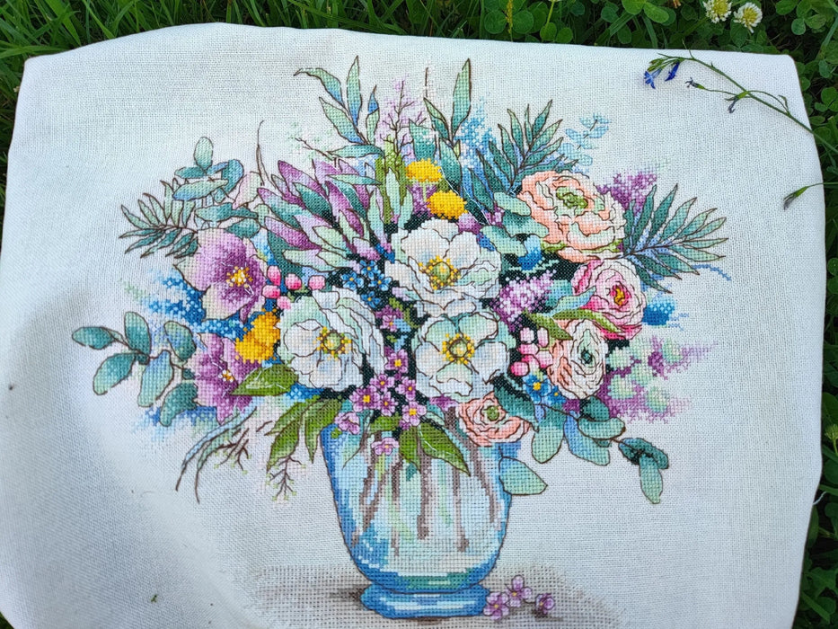 Exotic Bouquet - PDF Cross Stitch Pattern