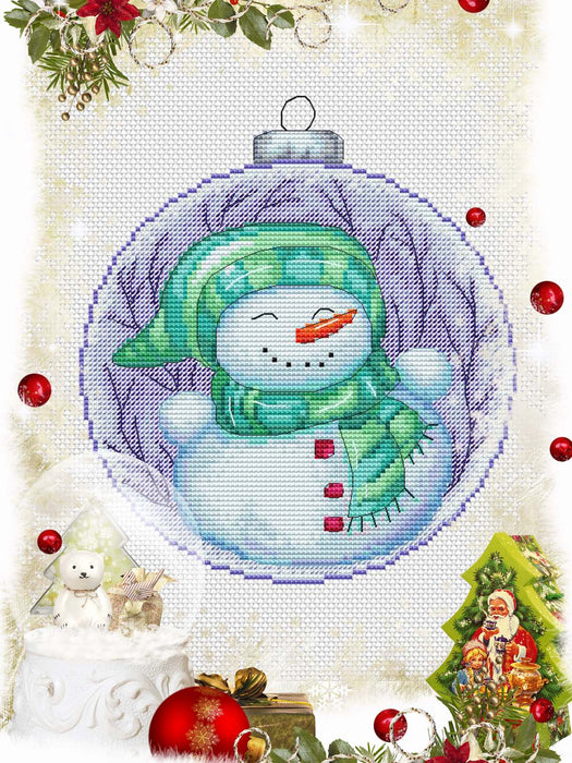 Snowman - PDF Cross Stitch Pattern