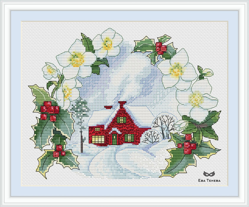 Delicate aroma of winter - PDF Cross Stitch Pattern