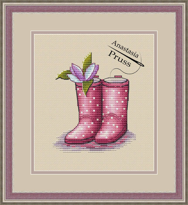 Boots - PDF Cross Stitch Pattern