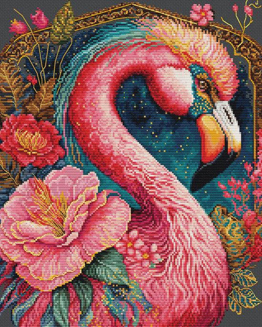 Flamingo Fantastico BU5036L Counted Cross-Stitch Kit - Wizardi