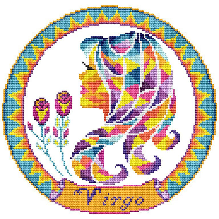 Virgo - PDF Cross Stitch Pattern