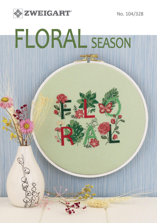 Floral Season - Free PDF Cross Stitch Pattern - Wizardi