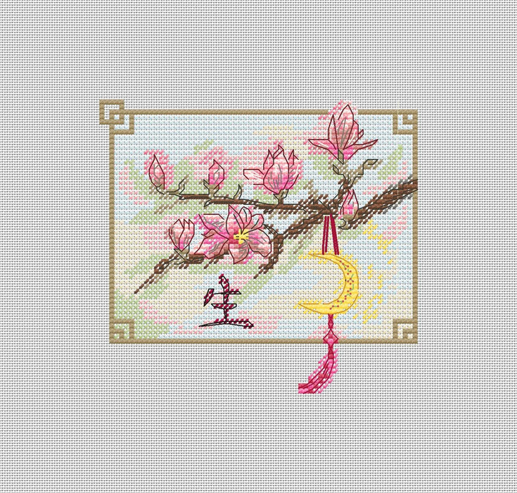 Exotic Elegance - PDF Cross Stitch Pattern