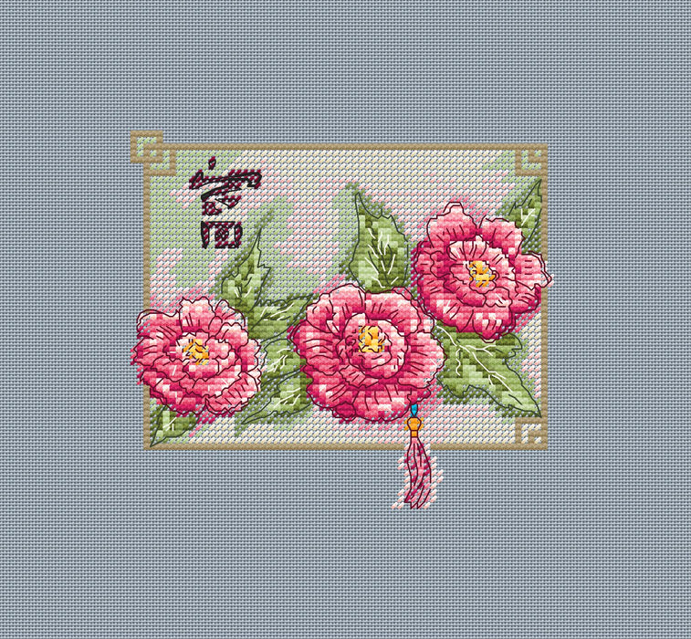 Floral Harmony - PDF Cross Stitch Pattern