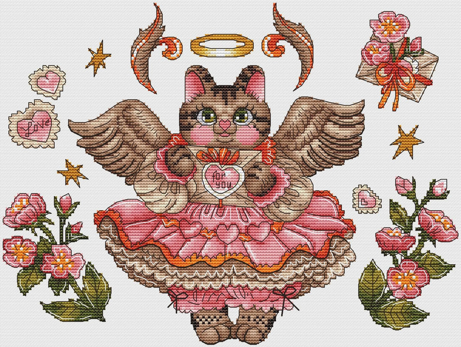 Fluffy Amur - PDF Cross Stitch Pattern - Wizardi