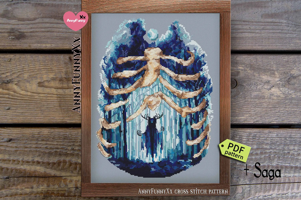 Ghost of the Forest - PDF Cross Stitch Pattern