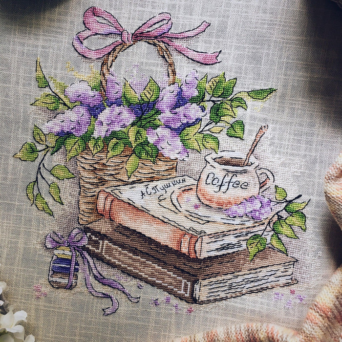 Fragrant morning - PDF Cross Stitch Pattern - Wizardi