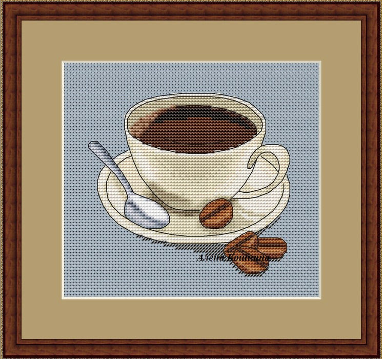 Coffee - Free PDF Cross Stitch Pattern