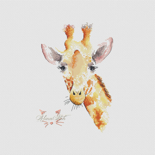 Giraffe - PDF Cross Stitch Pattern - Wizardi