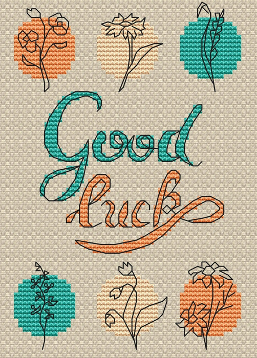 Good Luck - PDF Cross Stitch Pattern - Wizardi