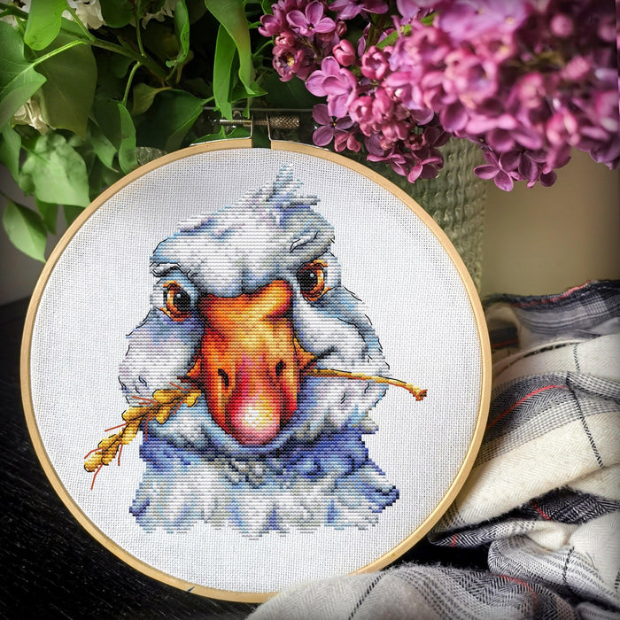 Goose - PDF Cross Stitch Pattern - Wizardi