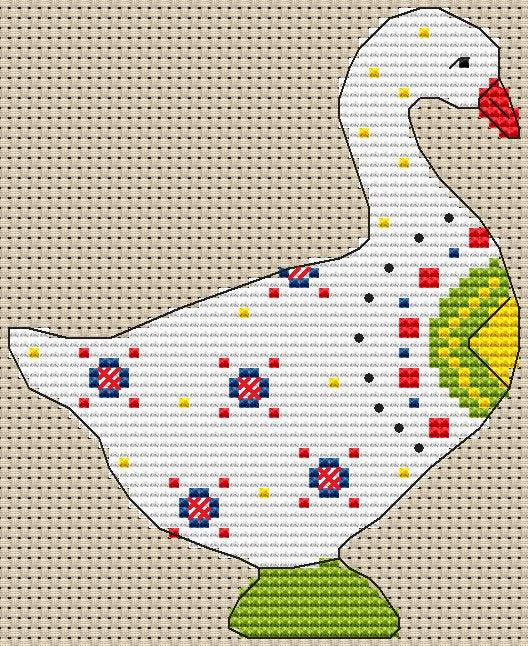 Goose - PDF Cross Stitch Pattern - Wizardi