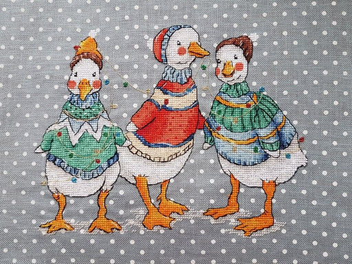 Goslings - PDF Cross Stitch Pattern - Wizardi