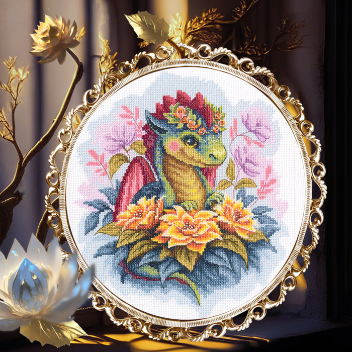 Guardian of the golden flowers M1010 Counted Cross Stitch Kit - Wizardi