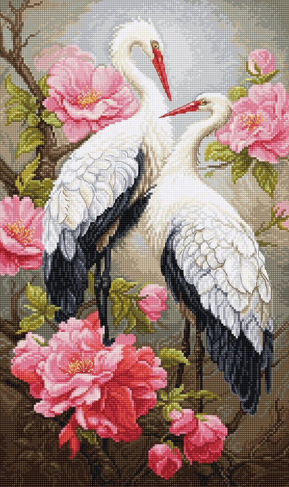 Guests of Spring BU5042L Counted Cross-Stitch Kit - Wizardi