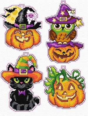 Halloween 137CS Counted Cross-Stitch Kit - Wizardi