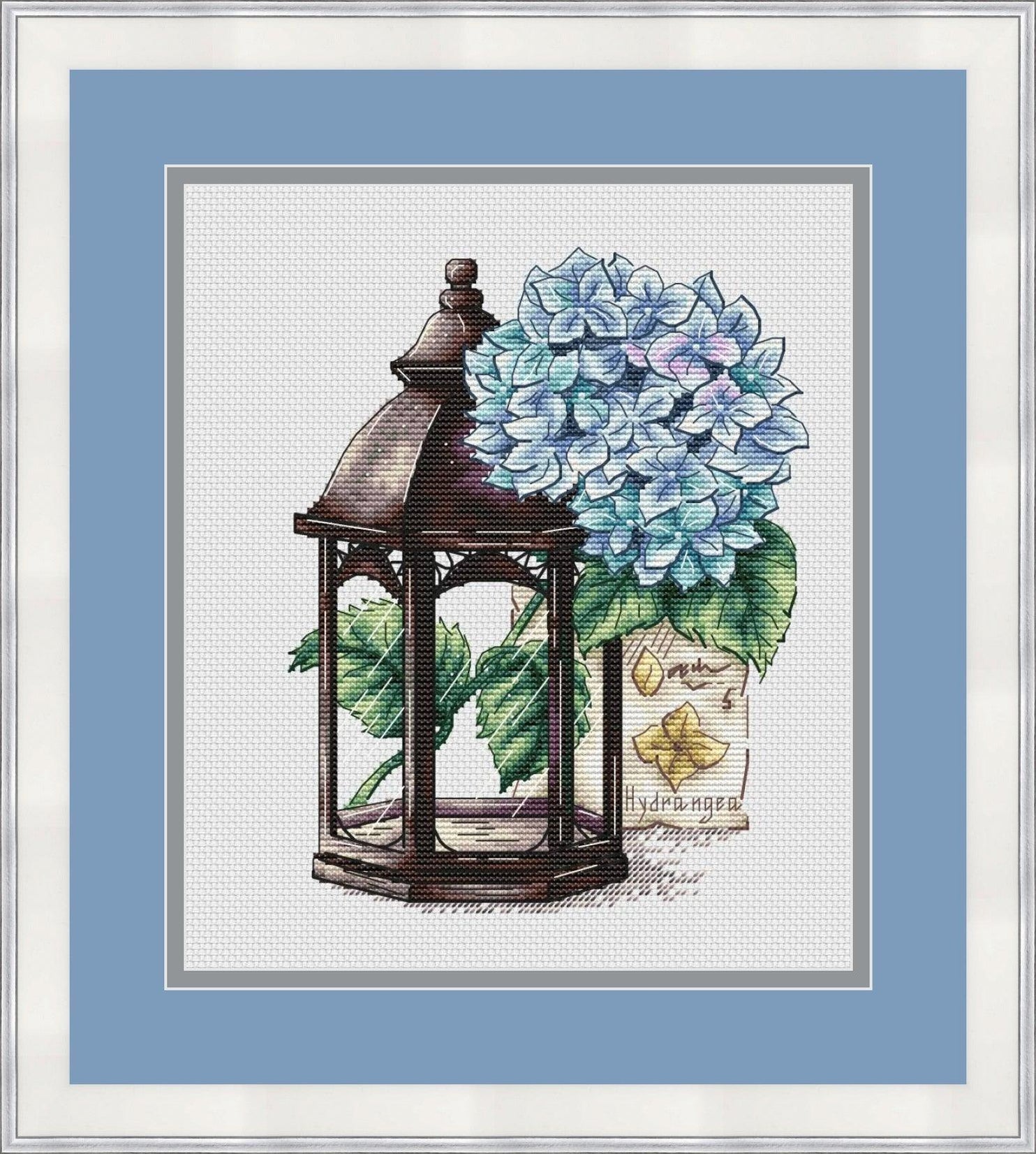 Hydrangea - PDF Cross Stitch Pattern — Wizardi