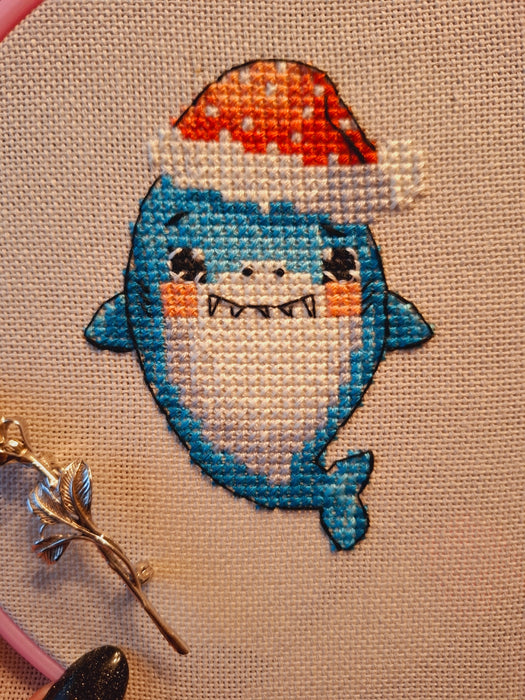 Shark Toy - PDF Cross Stitch Pattern