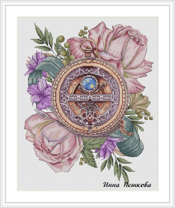 The beauty of time - PDF Cross Stitch Pattern