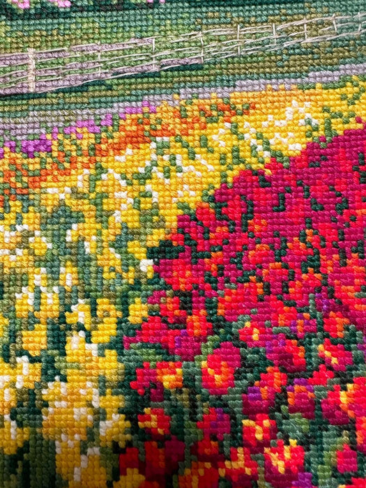 Tulip Field 2148R Counted Cross Stitch Kit - Wizardi