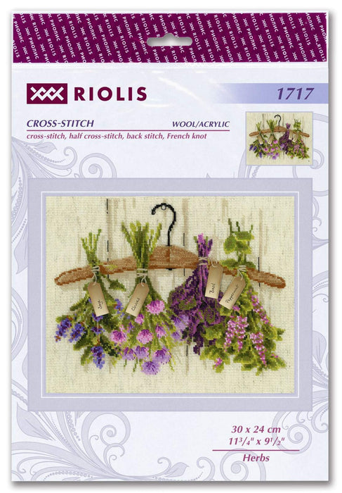 Herbs R1717 Counted Cross Stitch Kit