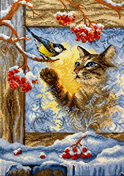 Meeting at the Window R2049 Counted Cross Stitch Kit