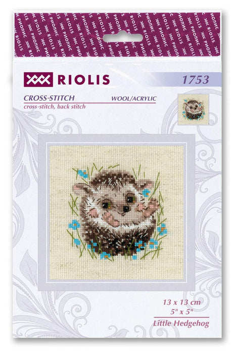 Little Hedgehog R1753 Counted Cross Stitch Kit