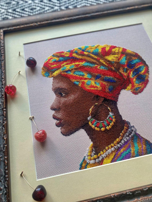 Amazing Women. Africa 2164R Counted Cross Stitch Kit - Wizardi