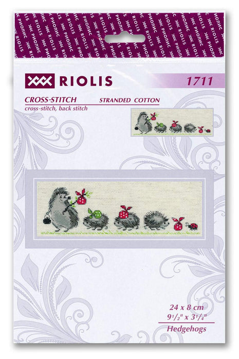 Hedgehogs R1711 Counted Cross Stitch Kit