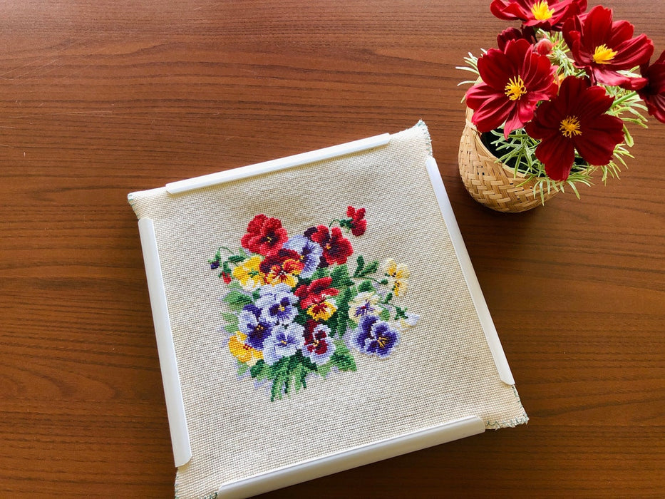 Pansy Medley  R1516 Counted Cross Stitch Kit