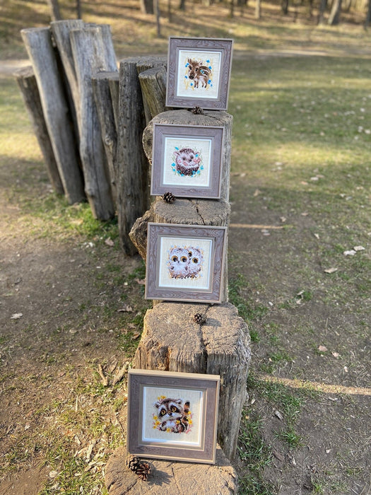 Little Owls R1755 Counted Cross Stitch Kit