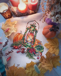 Autumn Lantern - PDF Cross Stitch Pattern
