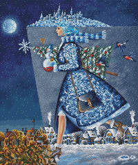 Winter Girl - PDF Cross Stitch Pattern