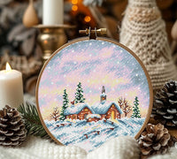 Winter Night - PDF Cross Stitch Pattern