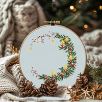 Christmas Wreath - PDF Cross Stitch Pattern