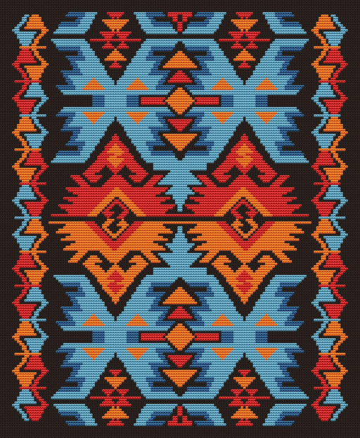 Indian Motifs 4 - PDF Cross Stitch Pattern - Wizardi