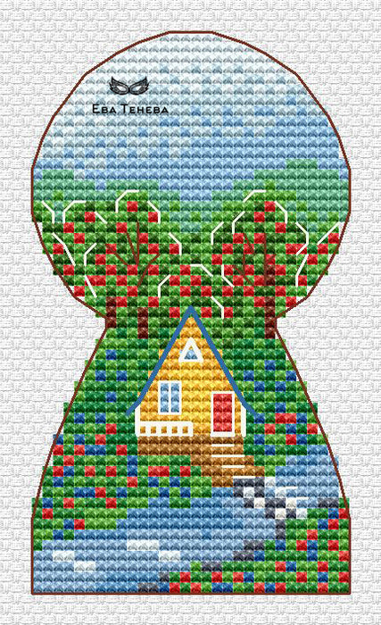 House. Summer - PDF Cross Stitch Pattern